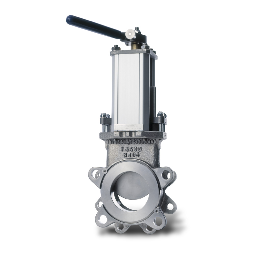 TV knife gate valve